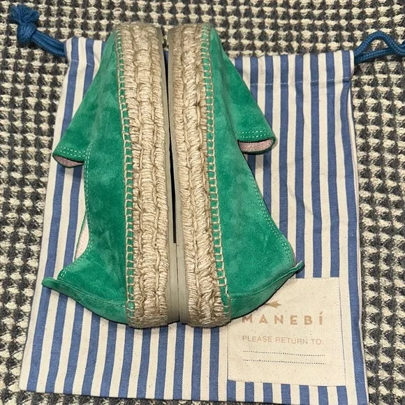 Manebi Green Espadrilles for Women - Picture 3 of 4